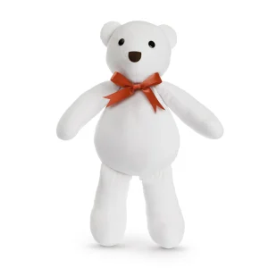 Oso de peluche: Blanco liso -R