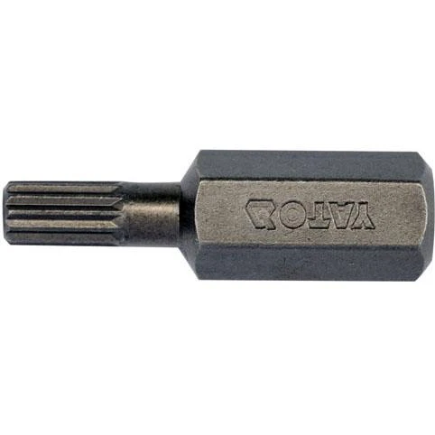 10 Pzas – Puntas De Destornillador Estriadas Spline  8 X 30 Mm