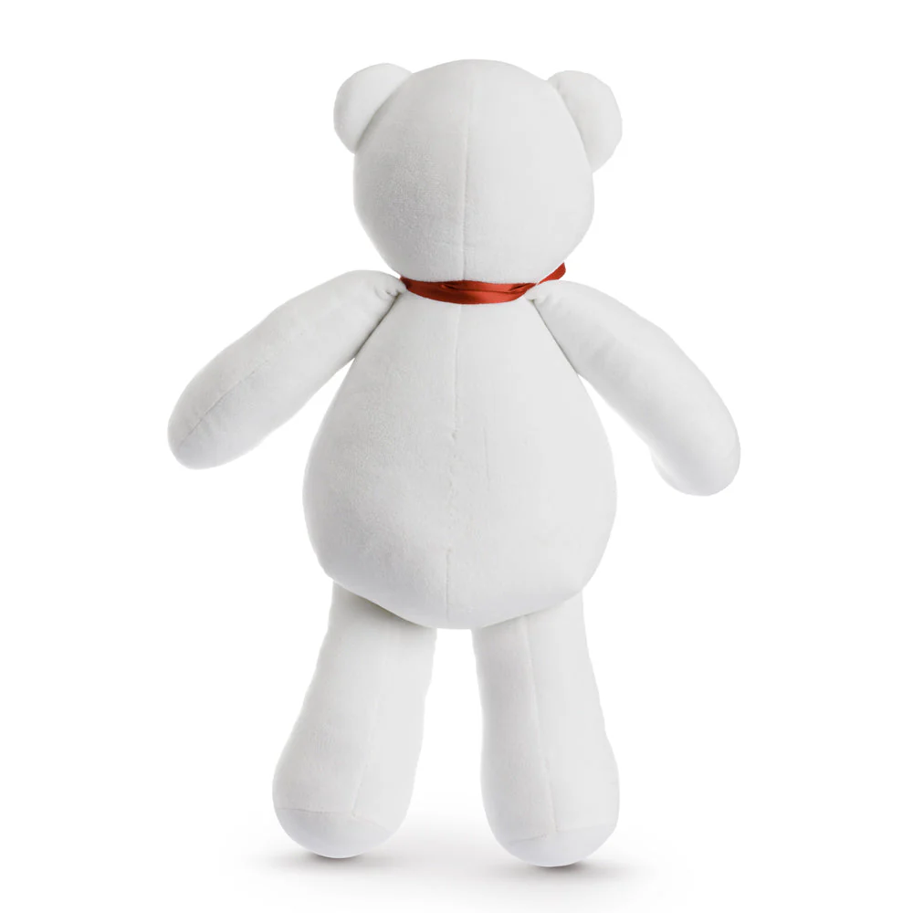 Oso de peluche: Blanco liso -R - Imagen 5