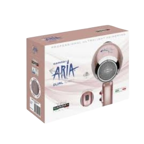SECADOR ARIA DUAL IONIC 2250W NEGRO 390GRS GAMMAPIU