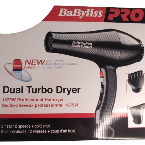 SECADOR TURBO 1875W CON BOLSO-NECESER BABYLISS PRO RF.6681 - Imagen 3