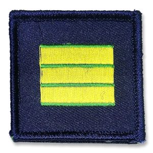 Parche de Divisa para Prenda Deportiva, Ejército del Aire. Sargento, OR-6