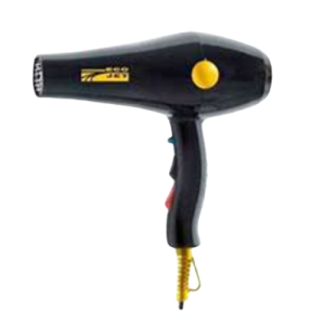 SECADOR ECO-JET 1800W NEGRO-AMARILLO GIUBRA