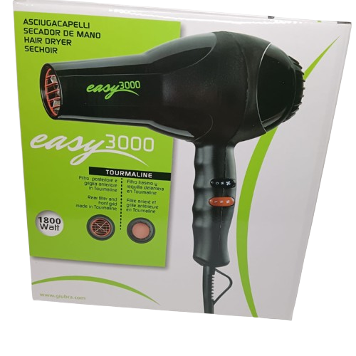 SECADOR EASY 3000 TOURMALINE 1800W GIUBRA (3 COLORES)