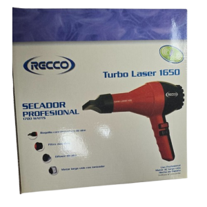 SECADOR DE MANO PROFESIONAL CON DIFUSOR «TURBO LASER RECCO» 1700W WINSOR