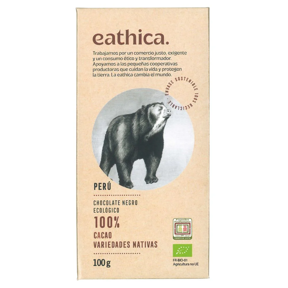 Chocolate 100% Perú BIO