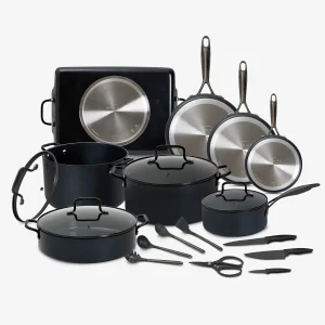 Batería de cocina Jade Black 20 piezas